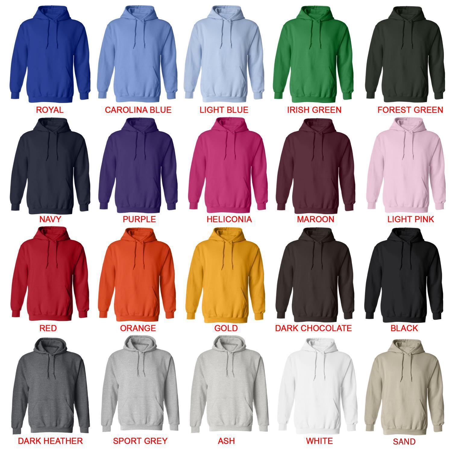 hoodie color chart - Smiling Friends Shop