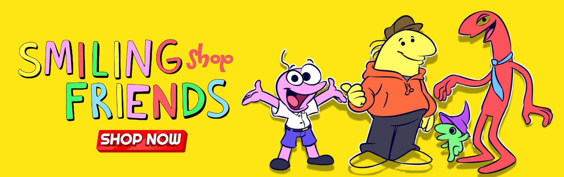 smiling friends shop banner - Smiling Friends Shop