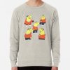 ssrcolightweight sweatshirtmensoatmeal heatherfrontsquare productx1000 bgf8f8f8 20 - Smiling Friends Shop