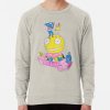 ssrcolightweight sweatshirtmensoatmeal heatherfrontsquare productx1000 bgf8f8f8 24 - Smiling Friends Shop