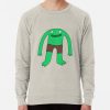 ssrcolightweight sweatshirtmensoatmeal heatherfrontsquare productx1000 bgf8f8f8 25 - Smiling Friends Shop