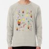 ssrcolightweight sweatshirtmensoatmeal heatherfrontsquare productx1000 bgf8f8f8 3 - Smiling Friends Shop