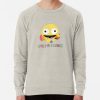 ssrcolightweight sweatshirtmensoatmeal heatherfrontsquare productx1000 bgf8f8f8 44 - Smiling Friends Shop