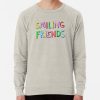 ssrcolightweight sweatshirtmensoatmeal heatherfrontsquare productx1000 bgf8f8f8 49 - Smiling Friends Shop