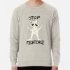ssrcolightweight sweatshirtmensoatmeal heatherfrontsquare productx1000 bgf8f8f8 7 - Smiling Friends Shop