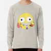 ssrcolightweight sweatshirtmensoatmeal heatherfrontsquare productx1000 bgf8f8f8 8 - Smiling Friends Shop
