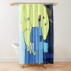 urshower curtain closedsquare1000x1000.1 9 - Smiling Friends Shop